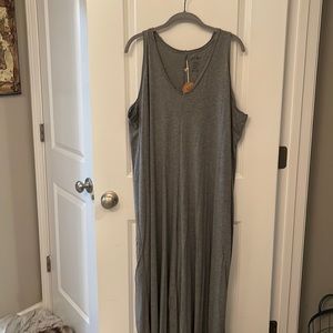 Sleeveless jersey romper